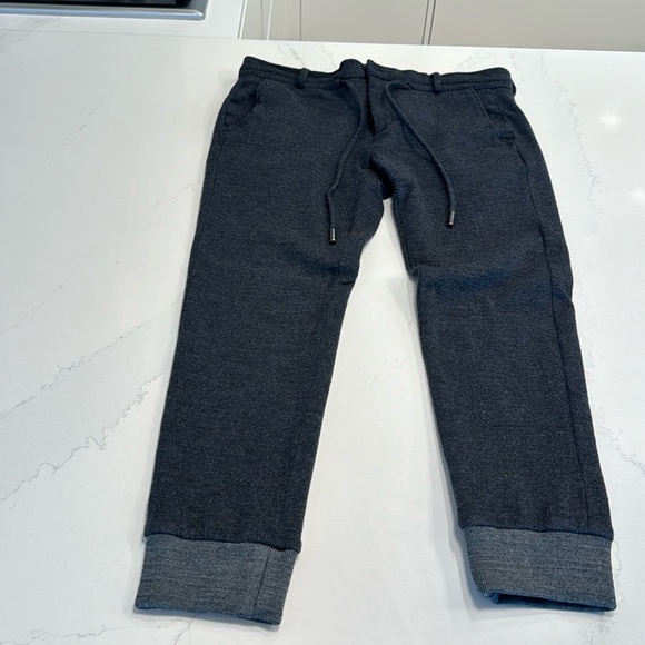 Isaia wool track pants joggers men